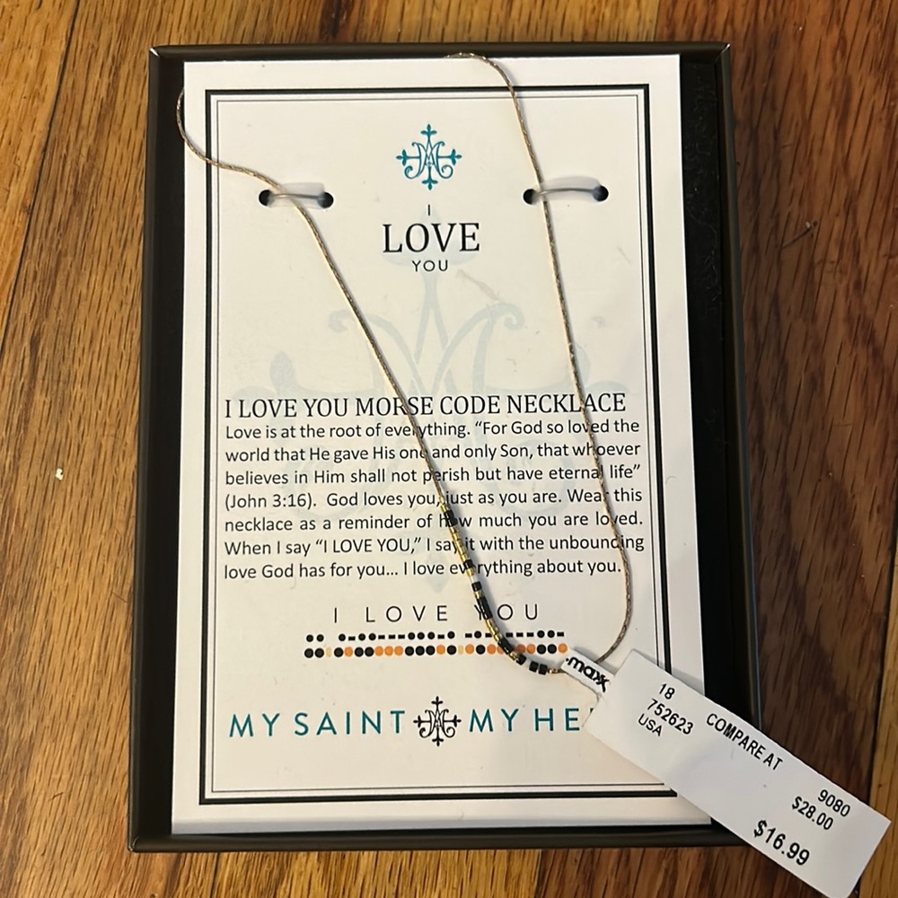 My Saint My Hero necklace.
